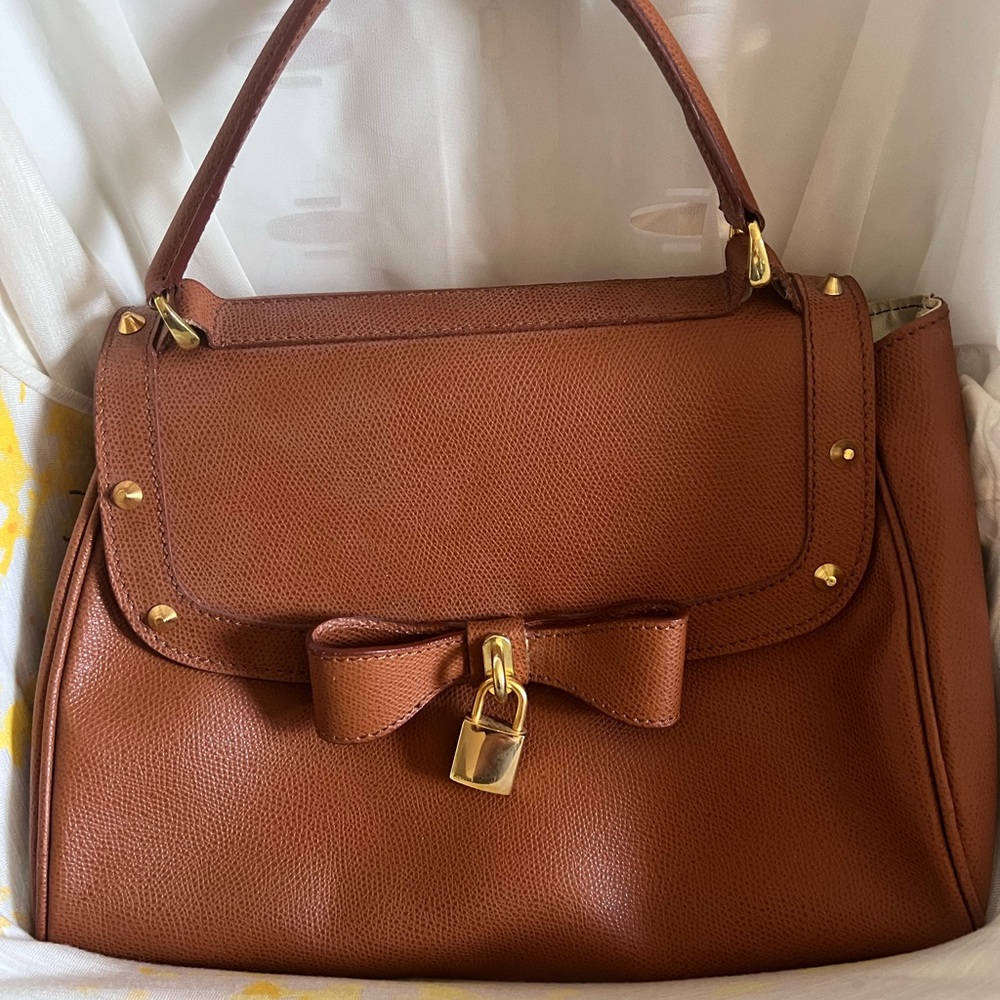 Cristian Brown Leather Handbag